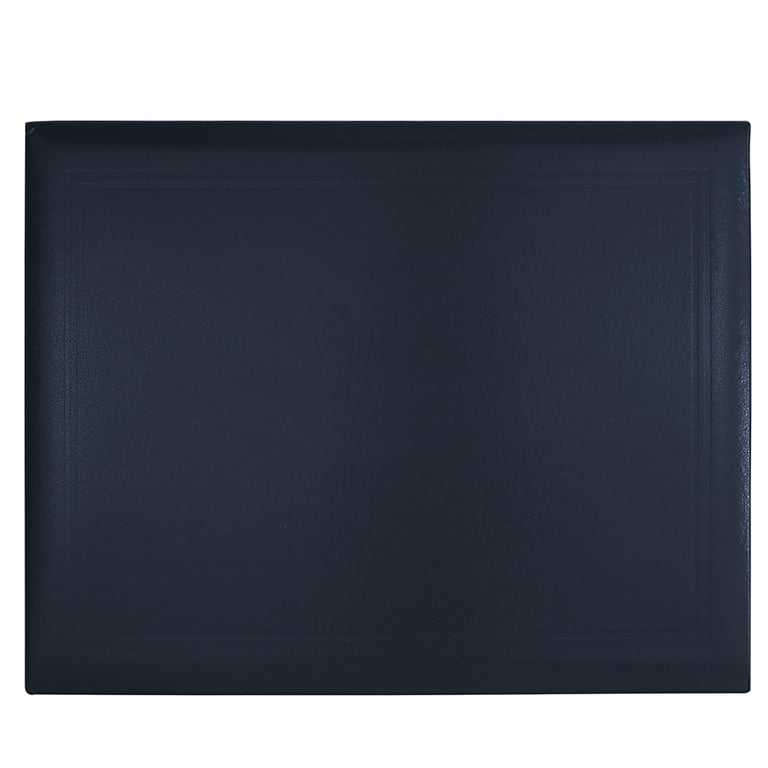 Graduation Diploma Cover - Brown, Holds 8.5 X 11 Certificate With Clear Film & Corner Ribbons