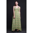 thumbnail image 3 of Bimba Floral Ladies Long Floral PrintÂ&nbsp;Dress Spaghetti Strap V Neck Maxi Beach Wear-XXX-Large, 3 of 6