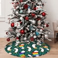 thumbnail image 5 of Yiaed Lgbt Penguin Print Christmas Tree Skirt , Tree SkirtsTree Mat for Christmas Winter Holiday Indoor Decorations-48", 5 of 7