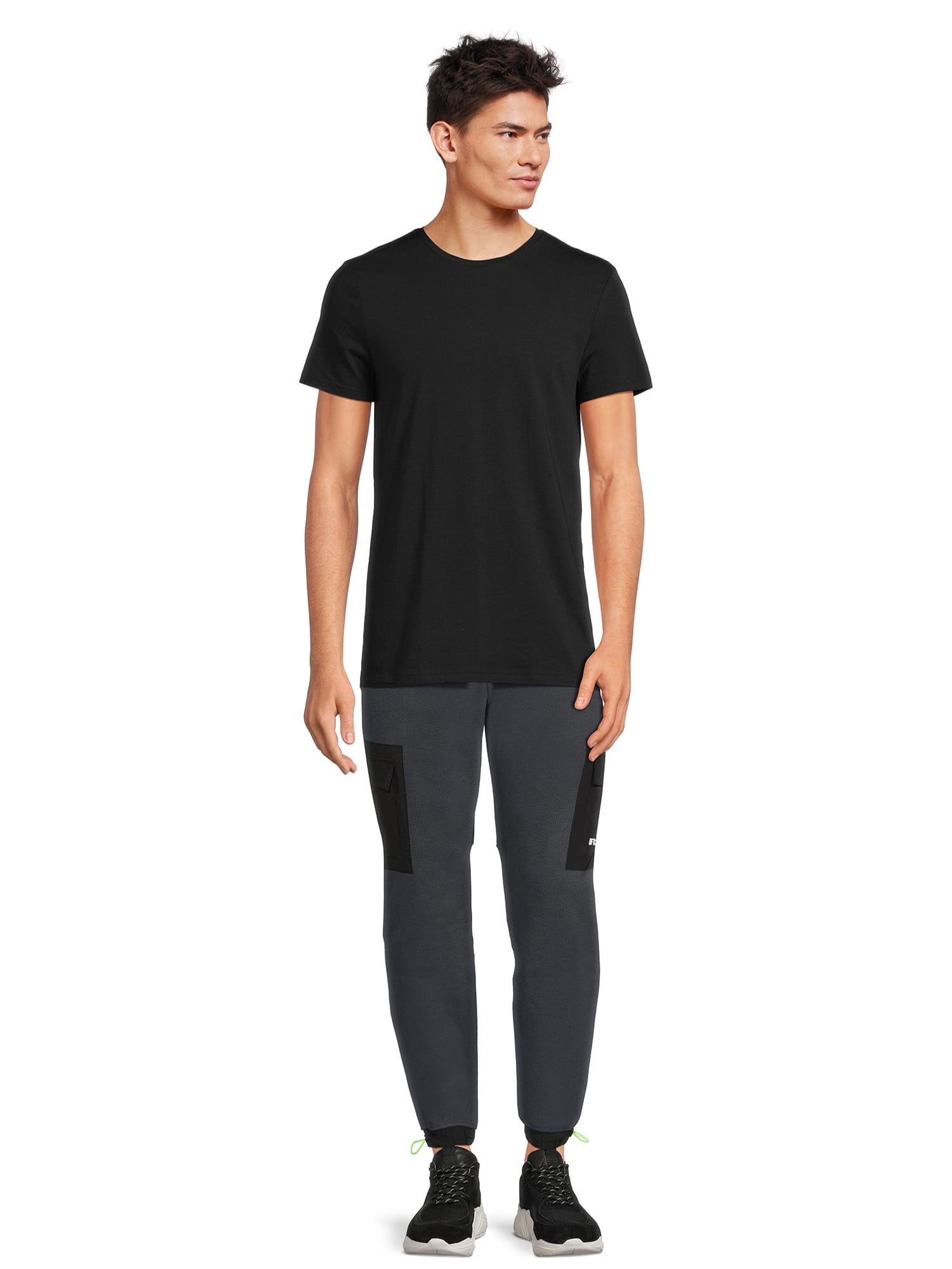 Pair of Thieves Men’s Super Soft Slim Fit Black Crewneck Tees, 2-Pack, Sizes S-3XL