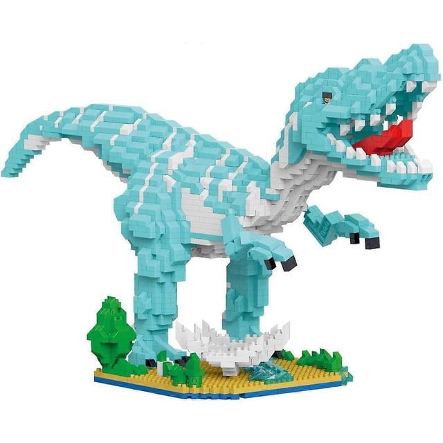 Micro Mini Building Blocks Toy, Dinosaur Figure Model Building Kit, Gift for Adults and Children,C