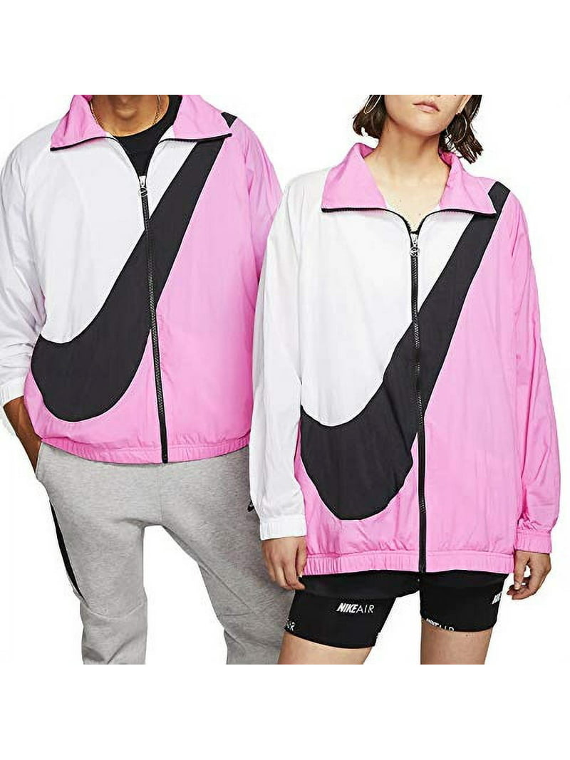 Año Nuevo Lunar enemigo diseño Nike Sportswear Swoosh Woven Jacket Womens Windbreakers Size S, Color:  China Rose/White/Black - Walmart.com