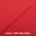 thumbnail image 3 of Ntbay Premium 1800 Series Microfiber Full Flat Sheet with 4 inches Hem, Ultra Soft and Breathable Top Sheet, 81x96 inches, Red, 3 of 5