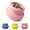 Pink, variant on Freeze Dog Enrichment Lick Toy, Stuffable Frozen Lick Treat Bowl Freeze bone, Wobbly, Textured interior, Slow Feeder, dishwasher safe, helps ease anxiety, interactive toy, beef scented