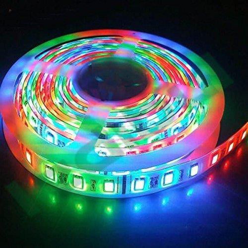 Lightahead IP65 300 Water Resistant Flexible Light - feet (5 meter) Color Changing RGB LED Strip with Remote Control - Walmart.com