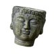 thumbnail image 4 of Macetero de cemento con cabeza de Buda, estatuilla de Buda, contenedor de flores para plantas, maceta decorativa para jardín de gabinete de salón de Verde, 4 of 8