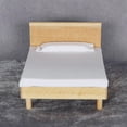 thumbnail image 1 of Cama de juguete 1:12, accesorios Vintage para sala de , muebles para casa de , juguetes de simulación para , casa de con perfke Cama en miniatura de casa de muñecas, 1 of 8