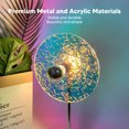 thumbnail image 4 of LED Nightstand Table Lamp, Beautiful Decorative 85-265V Plug And Play Ambient Table Light USB Plug In E14 Bulb  For Bedroom For Cafe, 4 of 8