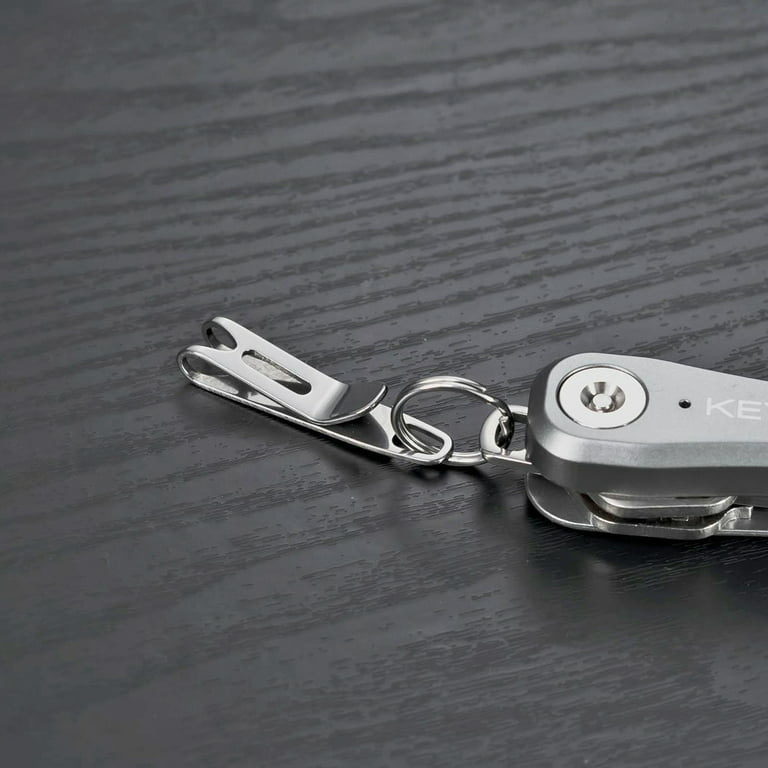 KeySmart Stainless Steel Belt Locking Clip