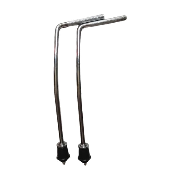 Floor Tom Legs 1 par de accesorios de batería Tom Drum Set Hardware Durable Metal Adjuster Floor Tom Brackets Bass Drum Legs Drum Piezas de repuesto