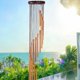 thumbnail image 4 of Campana de viento giratoria de metal con 18 tubos, colgante para exterior, decoración estéreo, 4 of 6