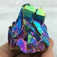thumbnail image 4 of Yvsxxv Natural Quartz Crystal Rainbow Titanium Cluster Mineral Specimen Healing Stone for Home Decoration, 1 Pack, 4 of 6