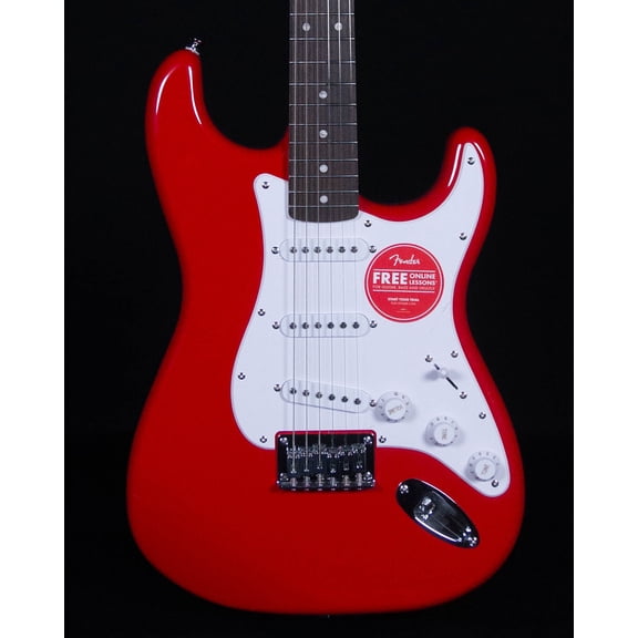 Squier Sonic Stratocaster HT - Laurel Fingerboard - White Pickguard - Torino Red