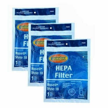 Replacement Part For Bissell Style 18 HEPA Post-Motor Filter 203-1473 16N5 (3-pk)