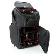 USA GEAR S17 Camera Backpack – Large DSLR & Drone Bag with Laptop Storage, Tripod Holder & Rain Cover