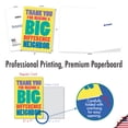 thumbnail image 3 of NobleWorks Thank You Greeting Card (Neighbor) with 5 x 7 Inch Envelope (1 Card) Big Difference Neighbor C8165TYG, 3 of 6