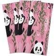 thumbnail image 2 of GZHJMY Cute Panda Kitchen Towels 18x28inch Ultra Soft Absorbent Quick Drying Kitchen Dish Towels Washable Cleaning Cloths Hand Towels Tea and Bar Towels, 4 Pack, 2 of 7