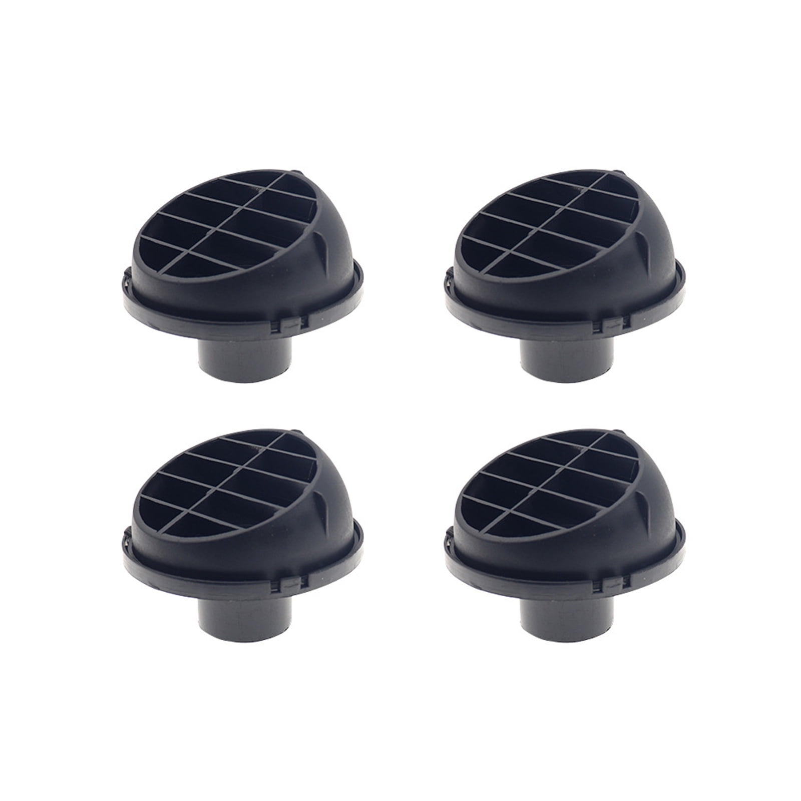 4 Pack 42mm Heater Duct Pipe Kit for Air Diesel Heater with 4 Vent Outlets and 8 Clamps Extendable Tube 38cm to 80cm for Car Truck RV