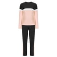 thumbnail image 5 of FRSASU Track Suits for Women Set - Casual 2 Piece Outfits Sweatsuit Pocket Long Sleeve with Pants Set Pink, 5 of 5