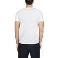 thumbnail image 2 of Ma Croix Mens Casual Graphic Print Abstract Circle Crew Neck T Shirt, 2 of 6