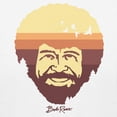 thumbnail image 3 of Teelocity Bob Ross Sunset Fill White Short Sleeve Graphic Tee, 3 of 4