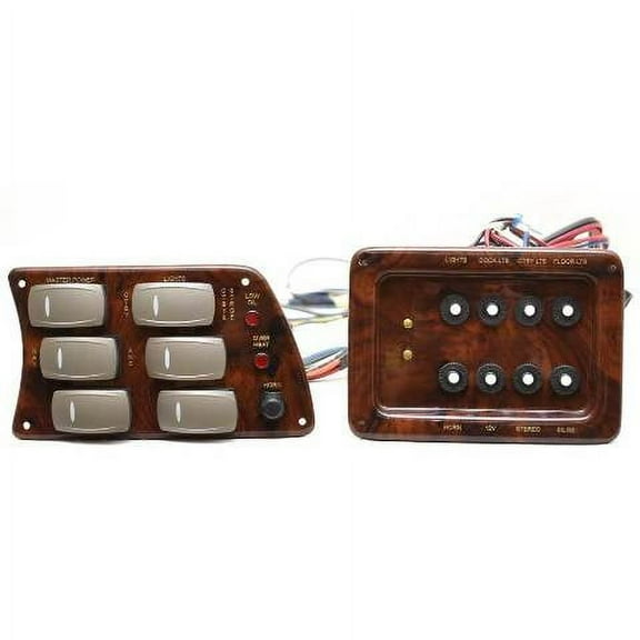 G3 Boat Switch Panel Set F03373422754 | Woodgrain Plastic (Set of 2)