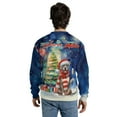 thumbnail image 5 of Merry Christmas and Happy New Year Santa Pitbull Holiday Xmas Winter 2025 All Over Print 3D Sweatshirt Unisex Merch Terrier Dog Lover - 00024, 5 of 6