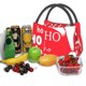 thumbnail image 3 of Fotbe Saying Ho Ho Ho Bolsa Térmica Portátil con Estampado, Bolsa de Entrega de Alimentos Aislada, Bolsa Reutilizable de Gran Capacidad para Comidas y Supermercado, 3 of 6