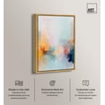 thumbnail image 2 of Faded Rainbow Echoe Canvas Print Colorful Wall Decor by Art Remedy, Gold Frame, 10 x 15, 2 of 7