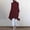 Red, variant on Women's Middle Women's Dress Solid Color Trumpet Sleeve Pocket Long Sleeve Round Neck Loose Temperament Prayer Clothes Maxi Dresses for Women Long Sleeve Tuxedo Buttons Satin Long Sleeve Party Dress