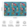 thumbnail image 3 of Dogs with Pioneer Flower Bathroom Rugs Mat,Non Slip Microfiber Bathroom Rug,Rubber Backing,Soft Bathroom Mats for Bathroom Floor,Tub and Shower,17x27in(43x68cm), 3 of 5
