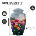 thumbnail image 2 of Yatskia Garden Tulip Sunset Urn for Ashes Adult Male, Decorative Urns for Human Ash, Large Burial Urns for Human Ashes Adult Female, (Classic 10 Inch and 3 Inch), 2 of 8