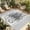 Gray, variant on 4' x 6' Outdoor Rug, Eucalyptus Gray Outdoor Washable Rug Large Floor Carpet, Stripes Bottle Flower Cactus Plant Non Shedding Area Rug for Outside Patio RV Porch Deck Balcony Camping Living Room