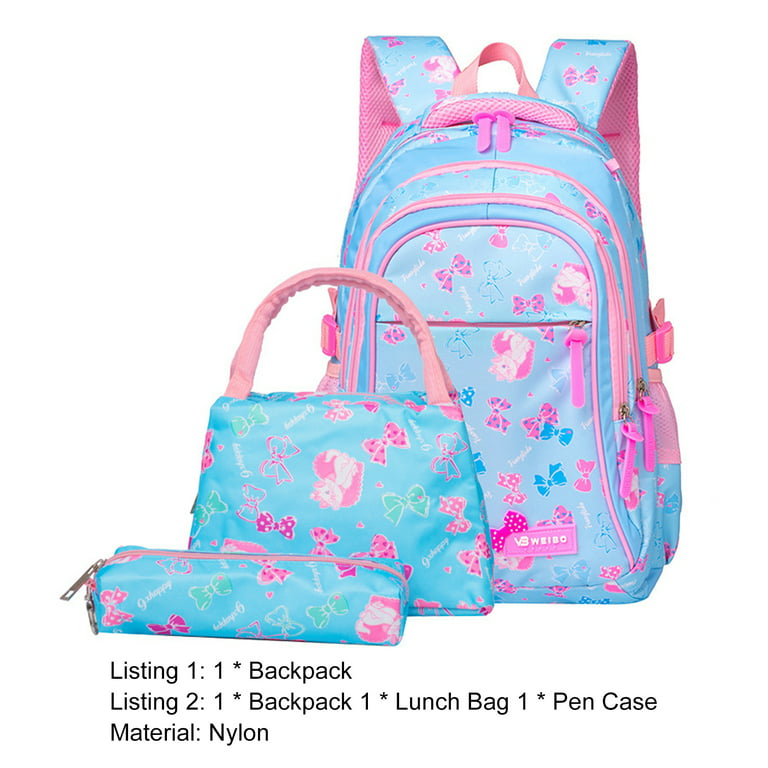 3pcs Aphmau Backpack 3D Printed Graffiti Backpack Set School Bag Shoulder Bag Pencil Bag Pink