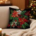 thumbnail image 4 of Zznnkj Christmas Throw Pillow Covers, 18 x 18 Inch, Soft Comfortable Linen Pillowcases for Sofa Bedroom Couch Winter Holiday Party Home Decor, 4 of 7