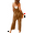 Orange, variant on Womens Casual Jumpsuits S