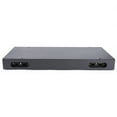 thumbnail image 2 of BIMZUC Optical Fiber Terminal Box 24 Core 24 Port Fiber Patch Panel SC Connector Wall Mount Cold-Rolled Steel Network Enclosure Black 17.1 inches / 43.4 cm for Home and Office, 2 of 9