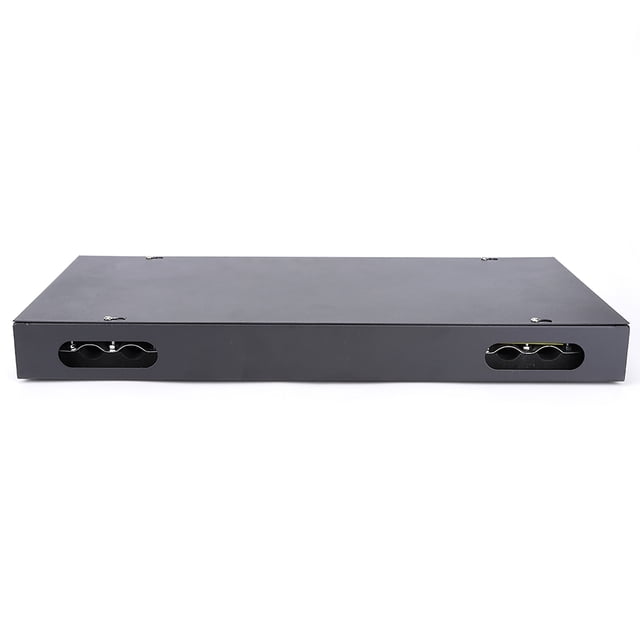 Caja de Terminales de Fibra Óptica, Conector SC de Panel de Conexión de Fibra de 24 Puertos, Protección Mecánica y Ambiental