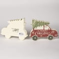 thumbnail image 4 of Primitives by Kathy Rustic Car with Tree Chunky Sitter Christmas Sign, 4 of 5