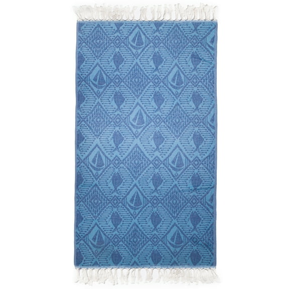 Anemoss Turkish Beach Towel 39 x 70 100% Cotton Extra Large Turkish Peshtemal