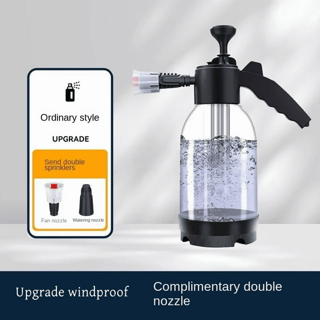 Pistola de espuma para coche de 2L, pistola de espuma para nieve, botella de pulverización a presión, para lavado de coches y riego de flores,PH2L-white 3