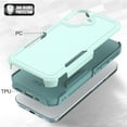 thumbnail image 4 of Decase Heavy-Duty Rugged Case for iPhone 16,Dual Layer Military Grade Drop Protection Anti-Fingerprint Anti-Scratch Hard Back Cover Silicone Bumper Shockproof Protective Case for iPhone 16,Mint, 4 of 5