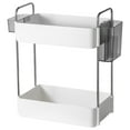 thumbnail image 1 of 2 Tier Bathroom Storage Rack Counter Organizer Kitchen Spice Rack Cosmetic Organizer, 1 of 8