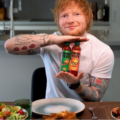 Tingly Ted's XXXtra Tingly Hot Sauce 265g, British Import (Pack of 2)