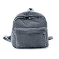 thumbnail image 1 of Women Corduroy Backpack Travel Rucksack Handbag School Bag, 1 of 3
