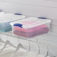 thumbnail image 3 of Sterilite 14L Latch Box - Stadium Blue, 3 of 7