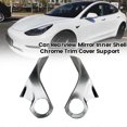 thumbnail image 4 of 1Pair Car Rearview Mirror Inner Shell Chrome Trim Cover for, 4 of 5