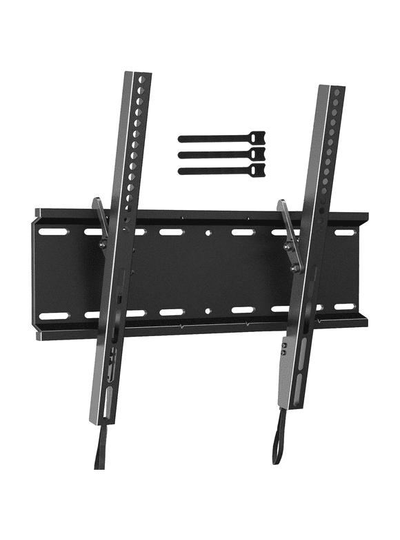 MountFTV Low Profile Tilting TV Wall Mount Bracket for 23-60 inch LED LCD OLED Flat Screen TVs with 400x400mm, Holds up to 115lbs