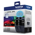 thumbnail image 3 of Brother Genuine LC401XL 2PK High Yield 2-Pack Black Printer Ink Cartridges, 3 of 7
