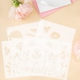thumbnail image 5 of Sinekong 8Pcs Wildflower Stencils for Painting, Reusable Large Spring Floral Wall Stencils for Painting on Wood Wall Canvas(12x16In), 5 of 8